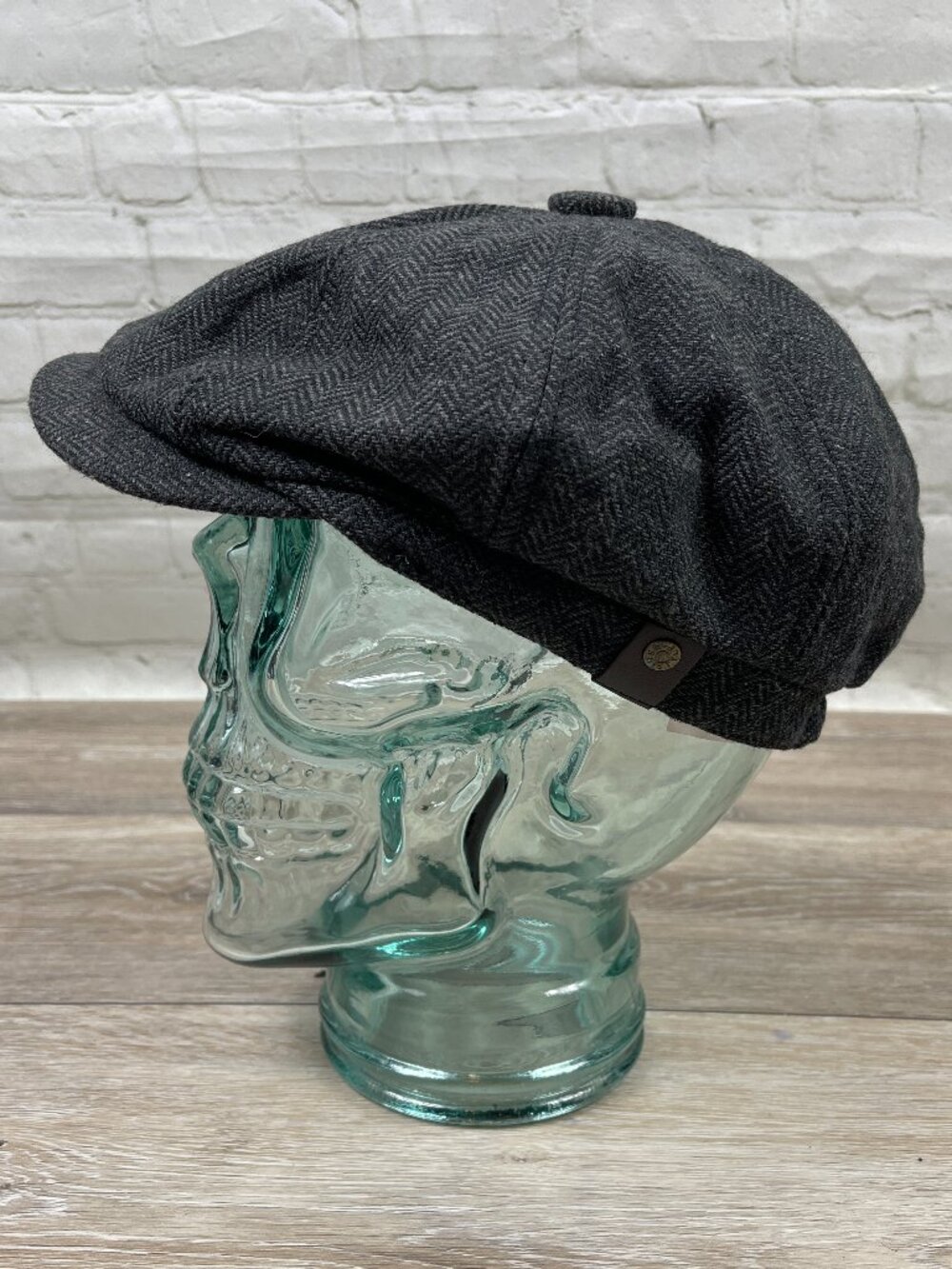 NEW CHEVRON PRINT PEAKY BLINDERS STYLE NEWSBOY 8 PANEL HAT / CAP